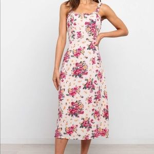 Floral midi dress